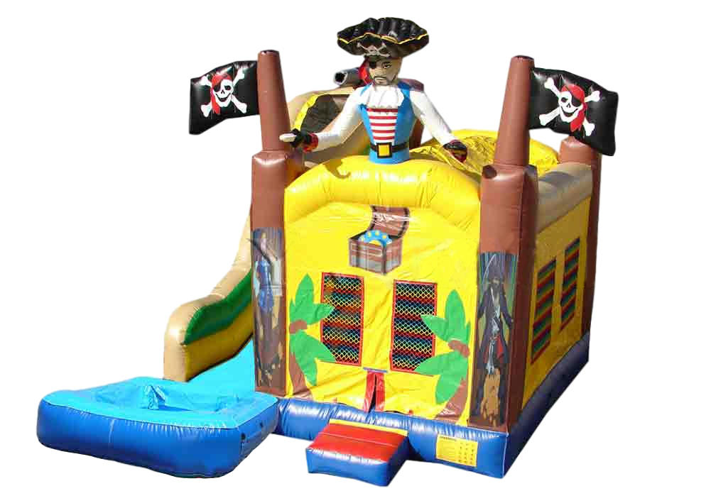inflatable pirate theme bounce house